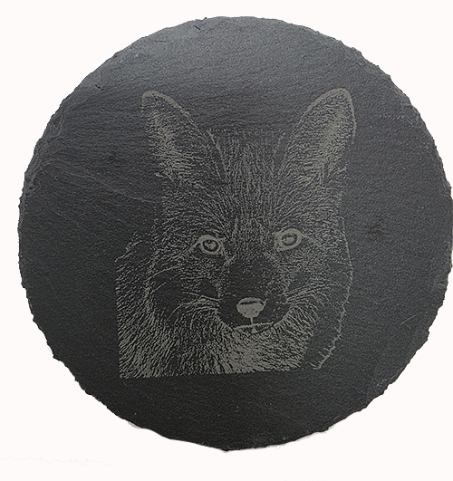 Slate Wildlife Coasters Set of Four