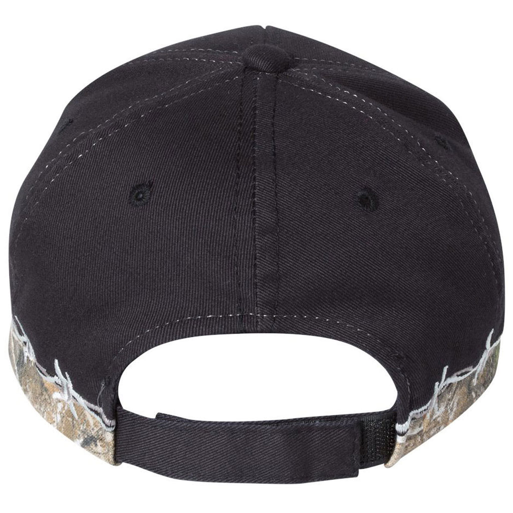 Outdoor Cap with Barbed Wire Black/Realtree