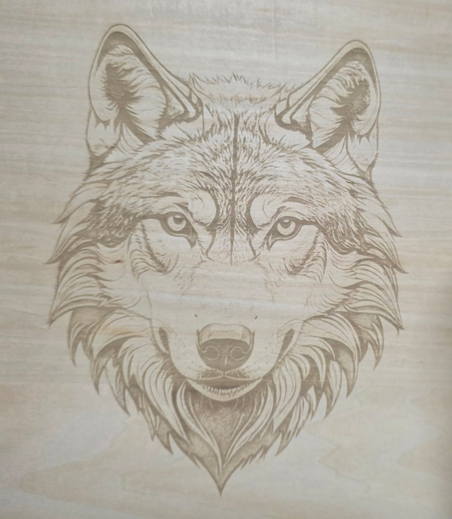 Engraved Wood Wildlife Pictures