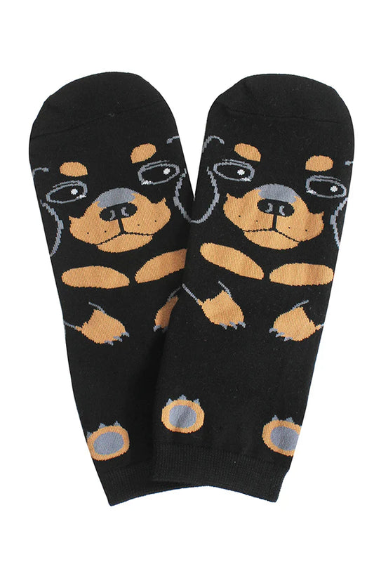 Youmita Dog Print Socks