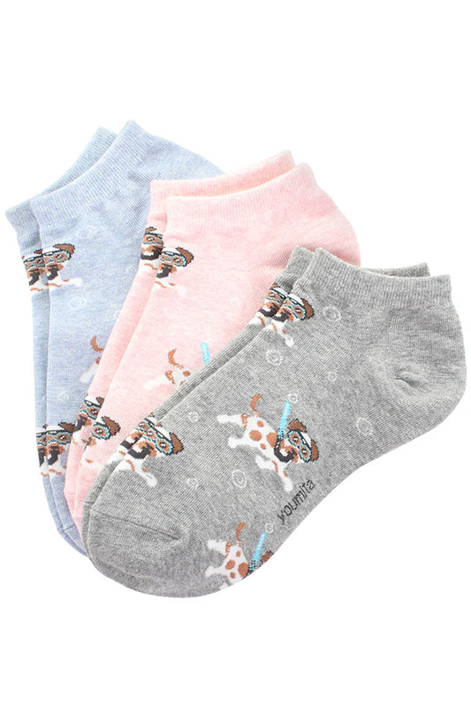 Youmita Scuba Dog Socks 3 Pair Bundle