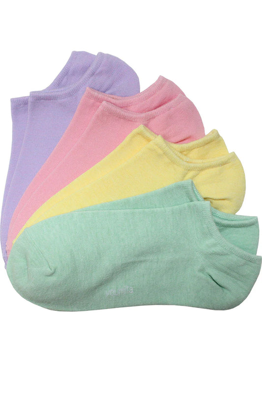 Youmita  Comfortable Cotton Blend Assorted Color Socks 4 pair