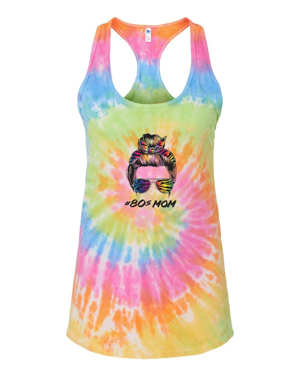Tie Dye Racerback T Shirt Eternity