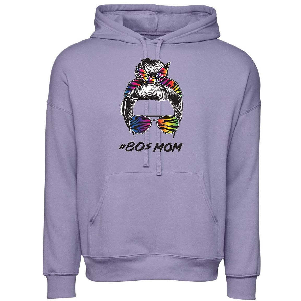 Sponge Fleece Drop Shoulder Hoodie Dark Lavender