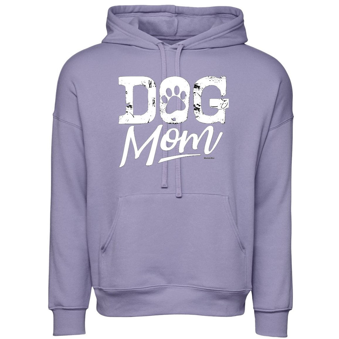 Sponge Fleece Drop Shoulder Hoodie Dark Lavender