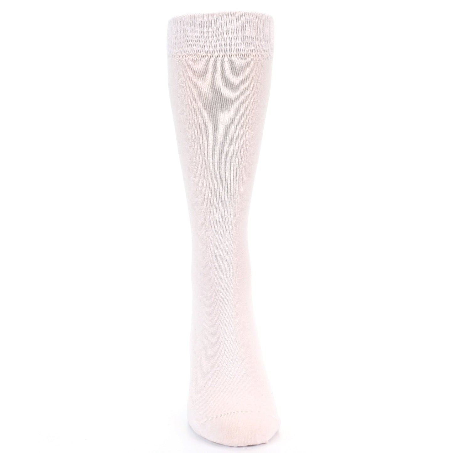 Petal Pink Blush Solid Color Men's Dress Socks