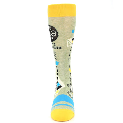 Corn Hole Socks - Novelty Dress Socks for Men