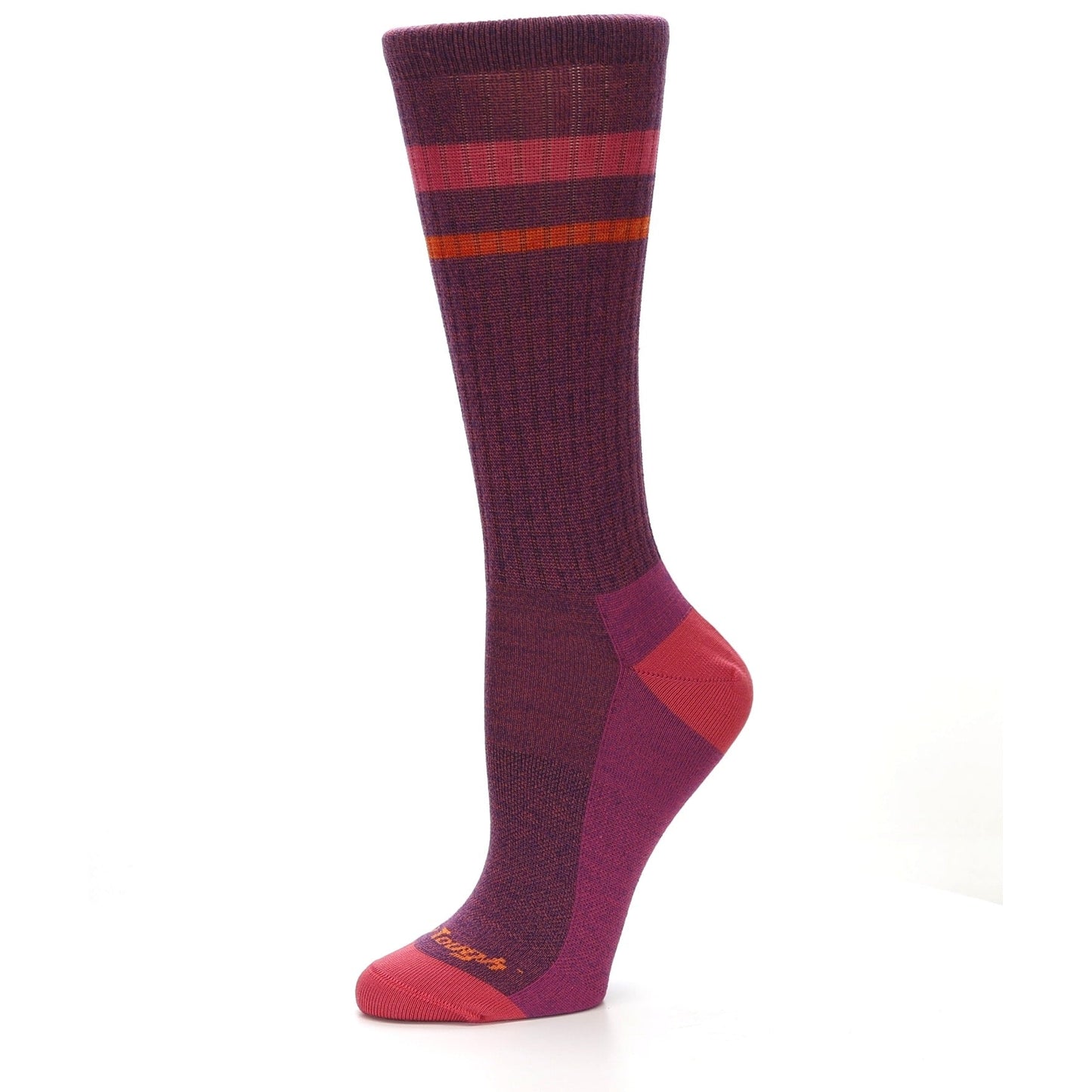 Letterman Crew Boysenberry Merino Wool Socks - Women's Lifestyle Socks