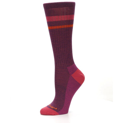 Letterman Crew Boysenberry Merino Wool Socks - Women's Lifestyle Socks