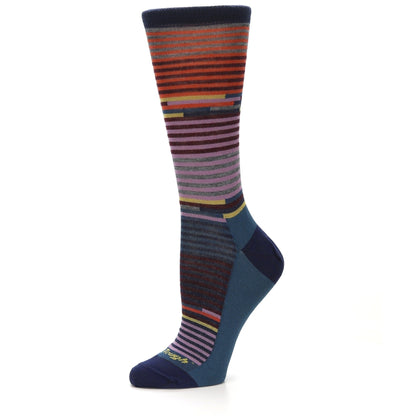 Pixie Crew Navy Merino Wool Socks - Women's Lifestyle Socks
