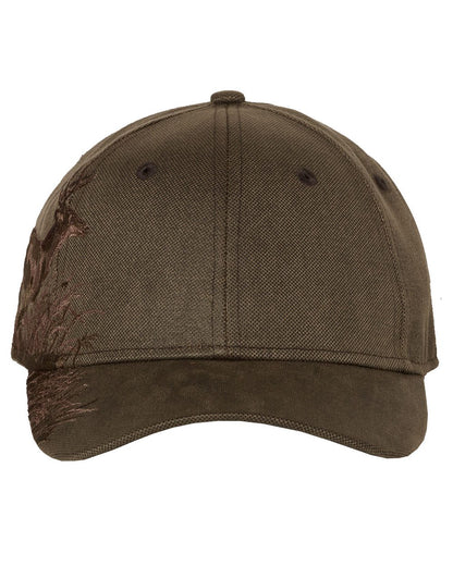 DRI Duck Sports Running Buck Cap Brown Waxy Canvas