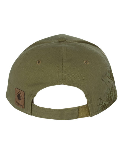 DRI Duck Sports Running Buck Cap Olive