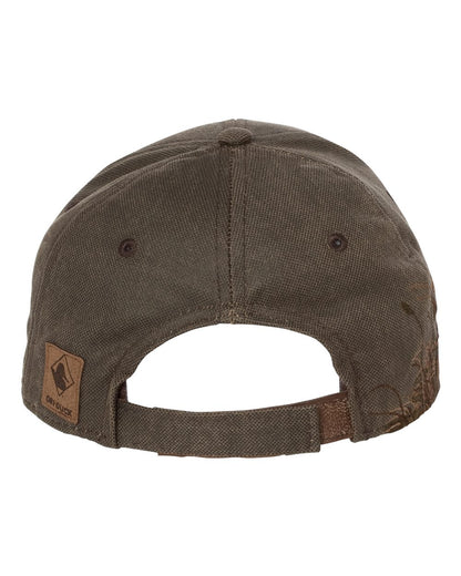 DRI Duck Sports Running Buck Cap Brown Waxy Canvas