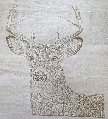 Engraved Wood Wildlife Pictures