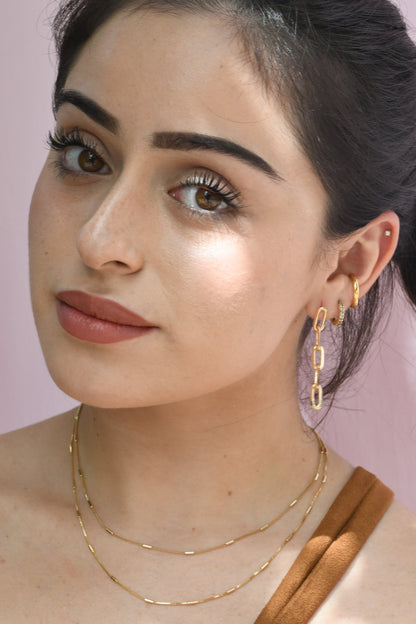 PaperClip Link Earrings