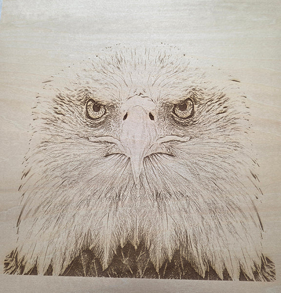 Engraved Wood Wildlife Pictures