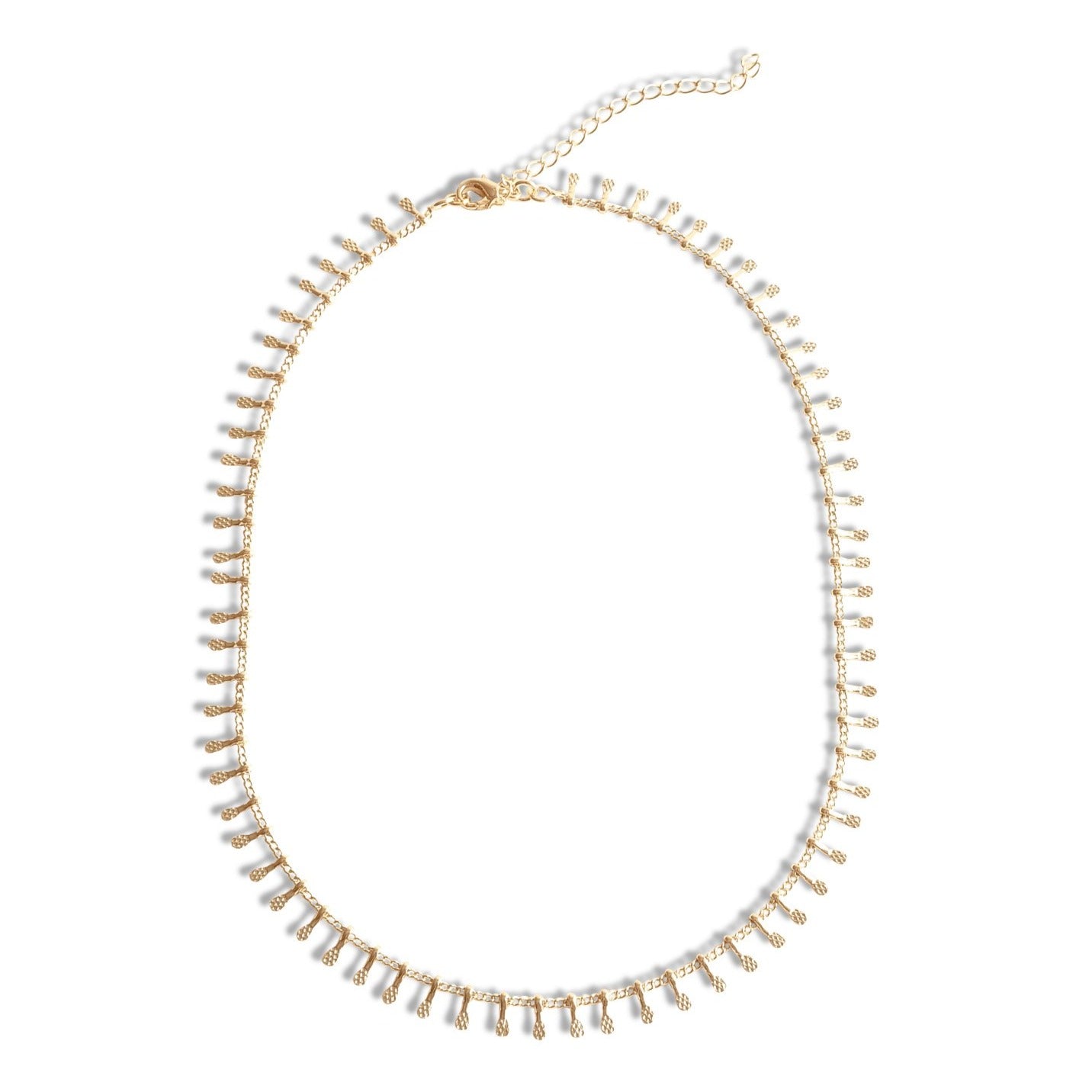 Rose + Gold + Silver Fringe