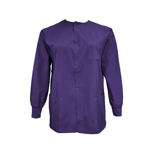 Natural Uniforms Warm Up Scrub Jacket  -  Purple