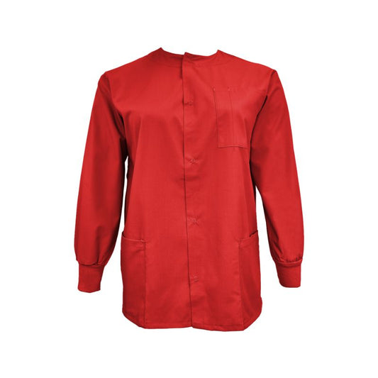 Natural Uniforms Warm Up Scrub Jacket  -  Red