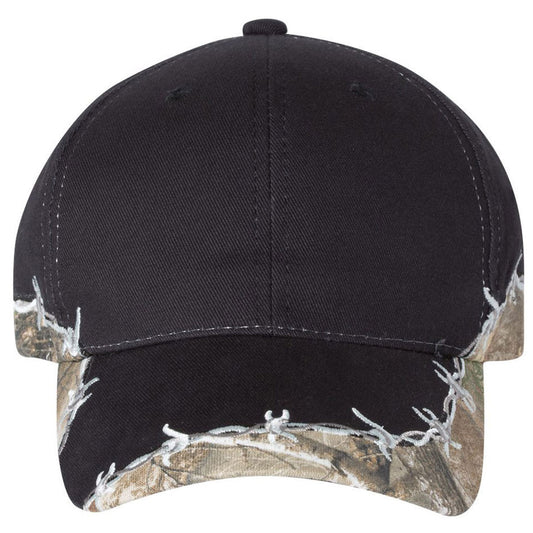 Outdoor Cap with Barbed Wire  Black/Realtree