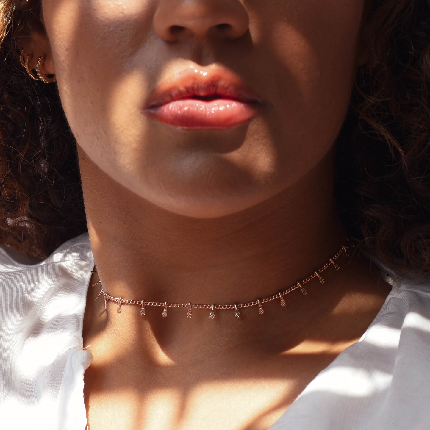 Rose + Gold + Silver Fringe