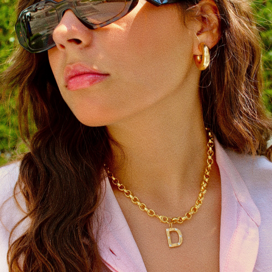 Initial Rollo Necklace