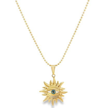 Sapphire Evil Eye Necklaces Choker