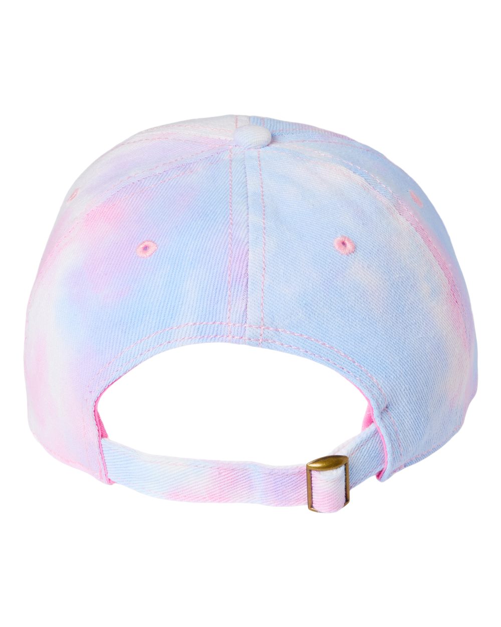 Colorful Tie-Dye Caps Cotton Candy