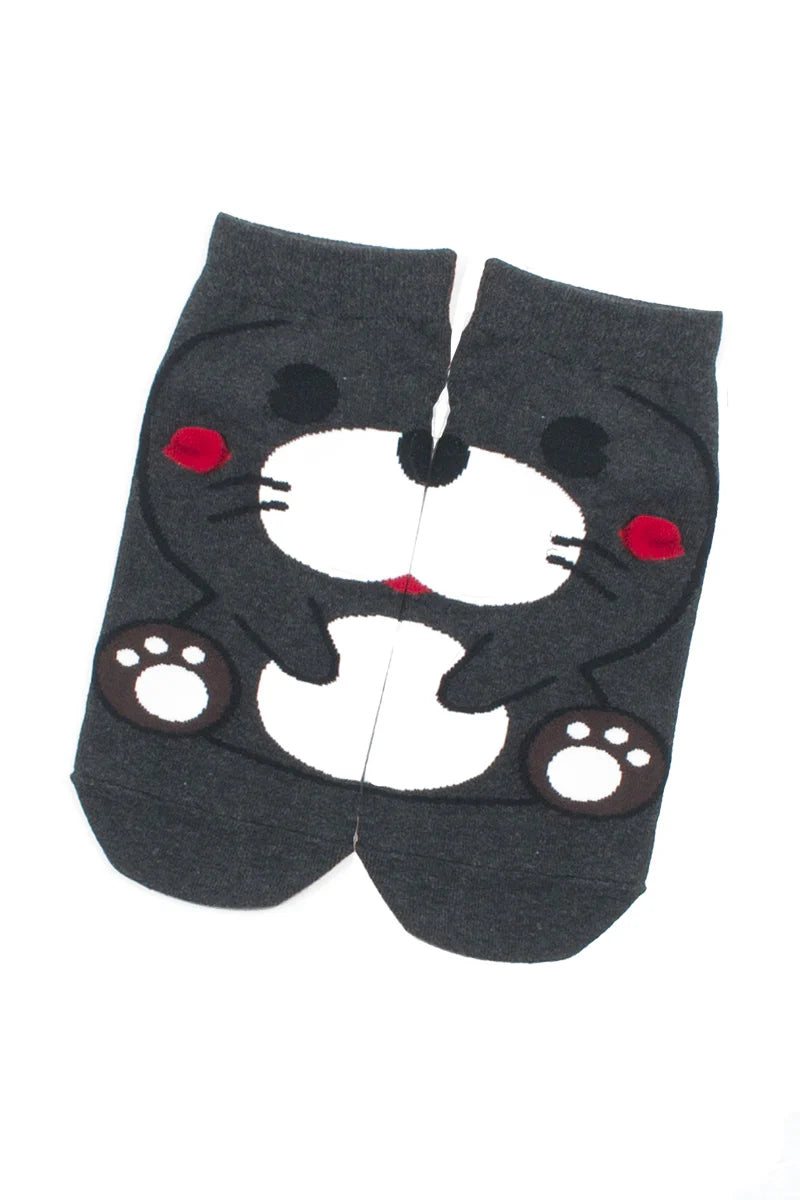 Youmita  Cotton Blend Otter No Show Sneaker Socks